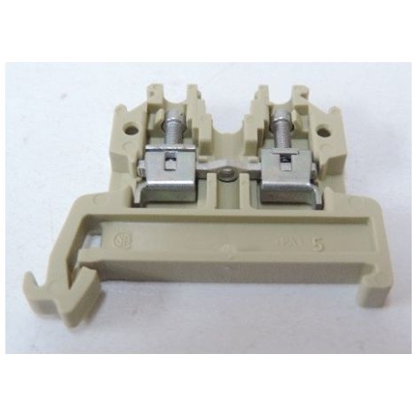 Bloc de jonction traversant Raccordement vissé 2.5 mm² 500 V 24 A Nombre de raccordements: WEIDMULLER 0268860000
