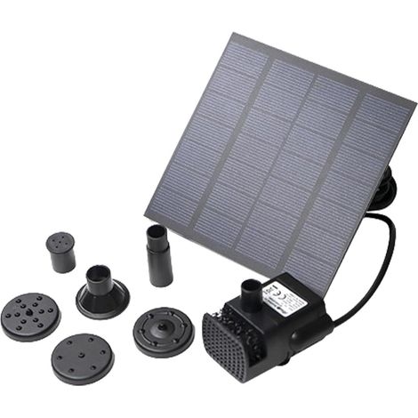 Solarwasserpumpe, DIY-Solarbrunnen-Set für Aquarien