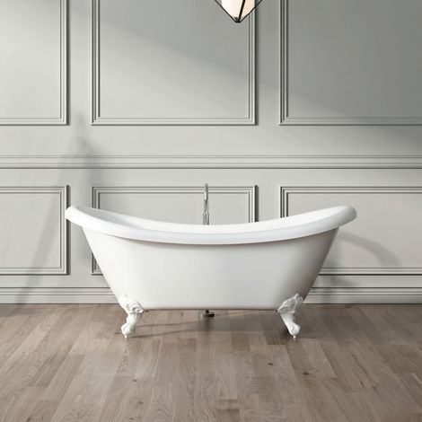 Bañera con patas DARLINGTON  175 cm patas ÁGUILA BLANCAS