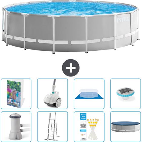 Intex Piscine Prism Frame Ronde - 457x122 cm - 9-pièces  S552