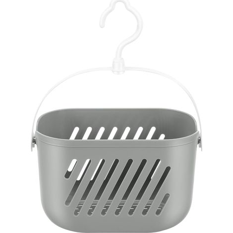 Panier De Rangement Cuisine Plastique Avec Crochet Rotatif 2 Pcs - Organiseur Suspendu Étanche Antirouille Pour Salle De Bain Et Cuisine Solution Économique D'Espace (1/5)