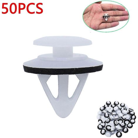 50 clips de fixation pour moulures de portières, ailes et pare-chocs de voiture, trou de 11,5 mm, compatibles avec Mazda 2, 3, 6, CX-7, CX-9 et MPV (G18K-51-SJ3) (1/5)