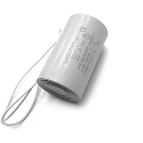 Condensador de 20 µf con cables de repuesto CAME 119RIR279