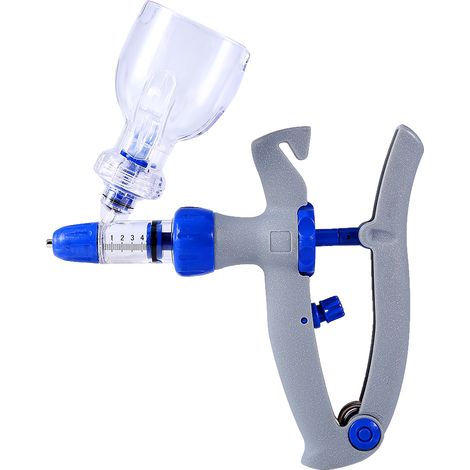 Seringue vétérinaire automatique 5ml à remplissage auto pour bétail, bovins, volailles, ovins et porcins (1/5)
