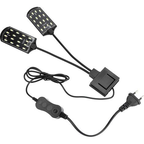 LED-Aquarienlampe, energiesparend 15 W, Klemmbefestigung, weiches Licht für Fische und Wasserpflanzen (1/5)