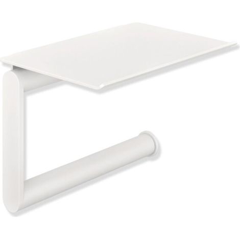 HEWI 900.21.00460 DX Porte-papier WC avec tablette (1/2)
