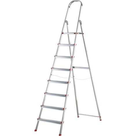 Escalera de Aluminio Doméstica Plus 8 ROLSER EN131 PELDDOP006