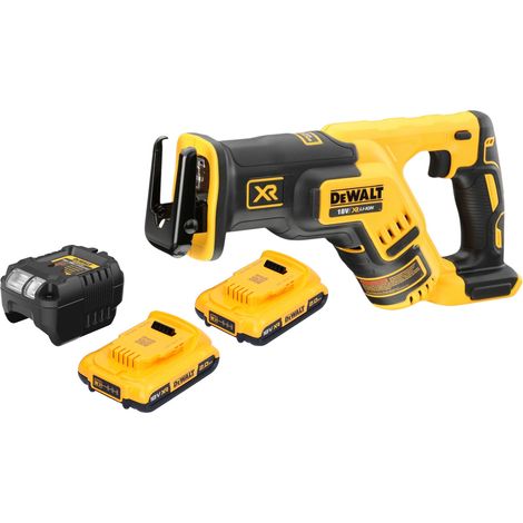 Scie sabre sans fil DeWalt DCS 367 D2 18 V Brushless + 2 batteries 2,0 Ah + chargeur (1/4)