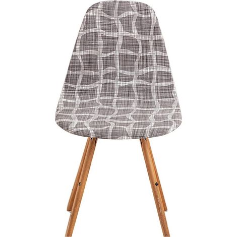 Housses de Chaise Salle à Manger Housse de Chaise scandinave pour Salle à Manger Extensibles 4 Pieces Cube D'eau (1/5)