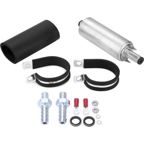 Universal 255 LPH external inline high-pressure fuel pump with kit for Walbro GSL392 (1/5)