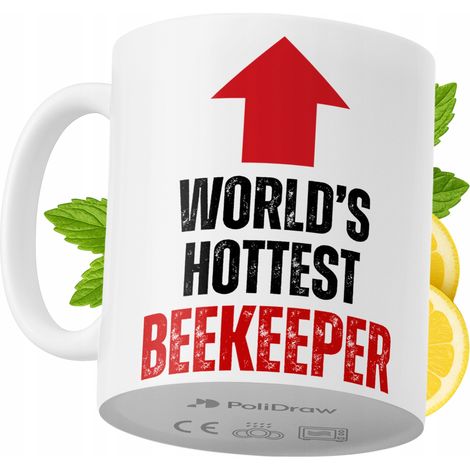 Lustige Tasse für Imker – Kaffee- oder Teetasse mit witzigem Textdesign – ideal für Geburtstage, Namenstage, Feiertage und besondere Anlässe. Hochwertige Tasse für Zuhause, Büro und Arbeit. Farbe: Wei (1/5)