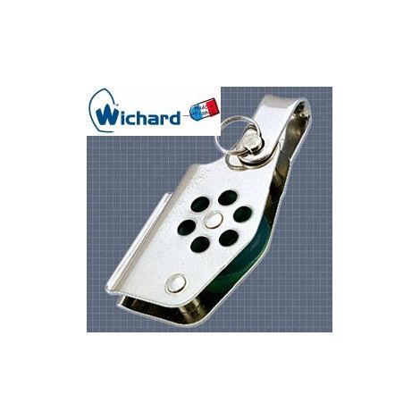 Poulie inox 316L simple anneau ringot coinceur Ø24 wichard (1/2)