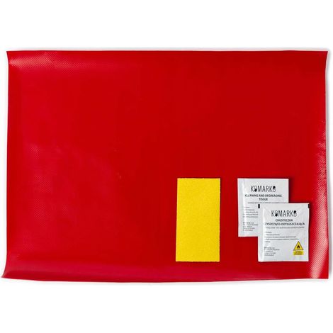 Planenreparaturset 45x32cm ROT
