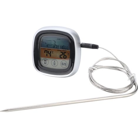 Thermomètre électronique tactile numérique pour barbecue et four à viande, idéal pour la cuisine à domicile. (1/5)
