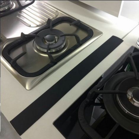 Bande De Joint En Silicone - 25 X 2 25 X 0 39 Pouces - Pour Fente Entre Plaque De Cuisinière Et Plan De Travail - 1 Pièce (1/5)