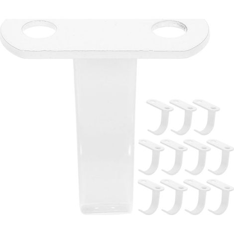 Lot de 12 crochets de plafond en fer blanc robustes et (1/5)