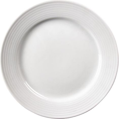 Assiettes à Bord Large Linear 254(Ø)mm Lot de 12 Olympia