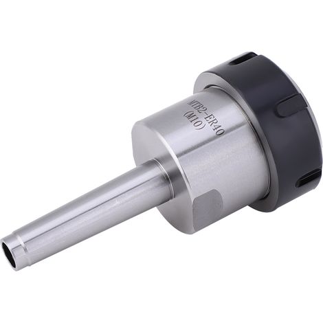 MTB2-ER40 M10 Mandrin de serrage à queue conique Morse MT2 acier carbone argent noir pour tour CNC 1 pièce (1/5)