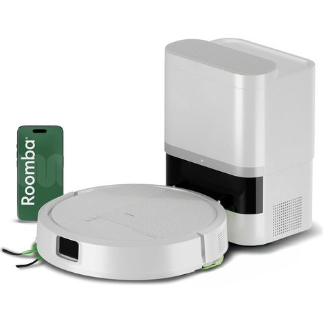 Robot Aspirateur Laveur 2en1 - Puissance d'Aspiration 15KPa - Brosse latérale étendue - Lingette de Lavage déportée - Navigation LiDAR - Blanc (1/5)
