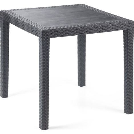 Tavolo King cm. 80X80X72 H Col. Antracite