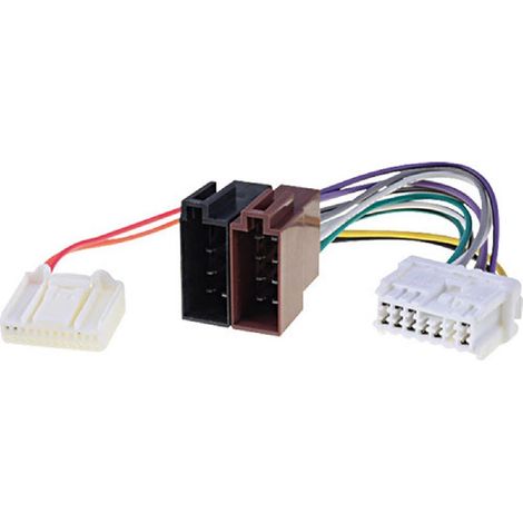 Adnauto – Faisceau radio ISO pour Renault Dacia – Installation autoradio facile – Compatible Duster, Logan, Sandero, Twingo, Megane, Master