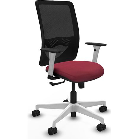 Silla de oficina piqueras y crespo Zulema blanco espuma alta calidad (1/2)