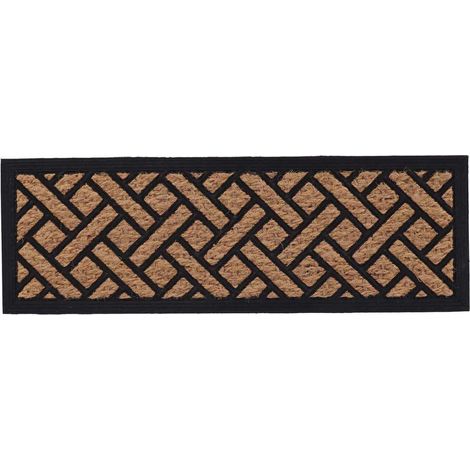 Paillasson caoutchouc et coco Tissage 75 x 25 cm (1/4)