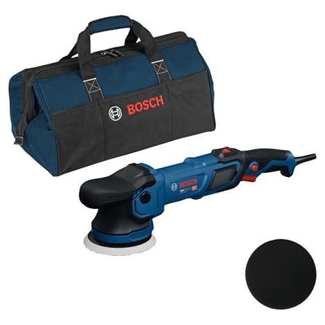 Bosch PRO Pulidora excéntrica GPX9-125S (incl. esponja de 130 mm, bolsa de lona)
