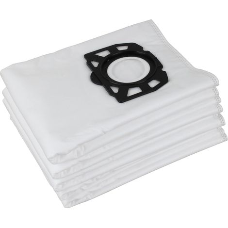 Lot de 5 sacs à poussière pour aspirateur, compatibles avec les aspirateurs Kärcher WD5 WD6 MV4 MV5 MV6. (1/3)