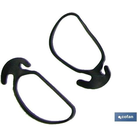 COFAN goma de ancla nº 8   caja 300 unid. , Las gomas de Ancla N.º 8 de ancla elástica sirven para entutorar y guiar plantas y árboles. Bolsa de 300 unidades. Compuestas de caucho
