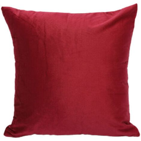 Housse Coussin 45x45 Microfibre Premium Lot de 1 Taie d'oreiller pour Coussins Canapé/Lit Tissu Super Doux Resistant et Lavable Hypoallergénique Anti-Acariens avec Fermeture éclair Invisible (1/4)