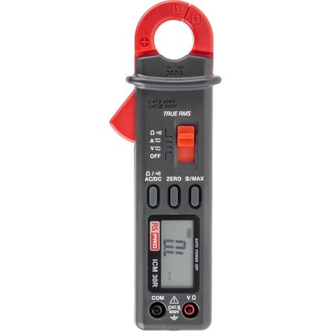 Pince multimètre ICM30R RS PRO, 300A c.c., 300A c.a. ( Prix pour 1 ) (1/3)