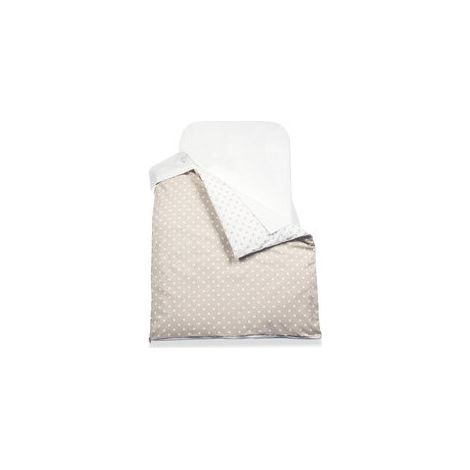 Italbaby Set Cuna Next2me Edredón con Saco Lunares Beige