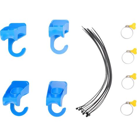 Swimming Pool Hose Supports, 4 Hose Supports for 26 to 38 mm Hoses (1/5)