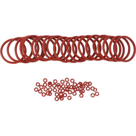 Jiawu Joint Torique étanche en Silicone pour Machine à café, 120 Pièces, Groupe de Brassage, Bagues d'étanchéité pour Tampons de Machine à café, Accessoires de Cuisine.