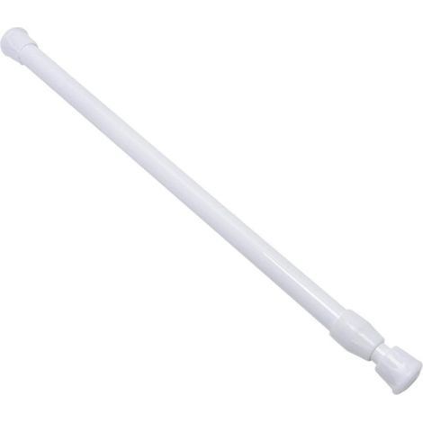 Tringle à rideau extensible, barre de tension extensible, facile à installer pour rideaux en filet, barres télescopiques extensibles pour rideau de douche, de baignoire, d'armoires de porte (1/5)
