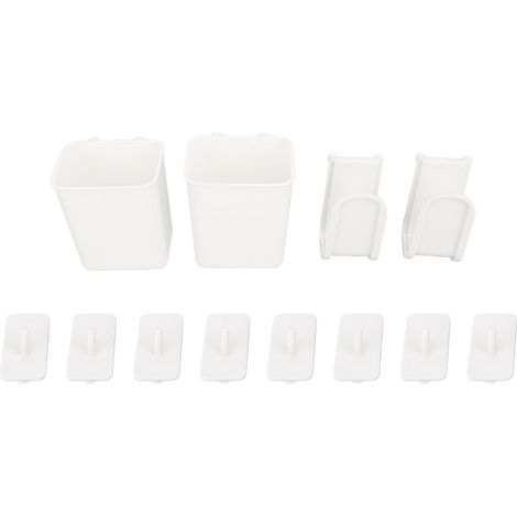 Accessori per pannelli forati, scatole universali in plastica per bacchette, ganci, staffa per copertura scaldabagno a gas, pannello forato (1/5)