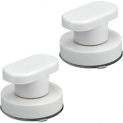 Lot de 2 poignées de porte à ventouse pour fenêtre en baie, robustes et idéales pour la salle de bain - En stock (1/5)