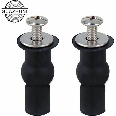 Scharnierbefestigungen für Toilettensitze, Zubehör zur Befestigung von Toilettensitzen, passend für alle Toiletten (18 mm) (1/4)