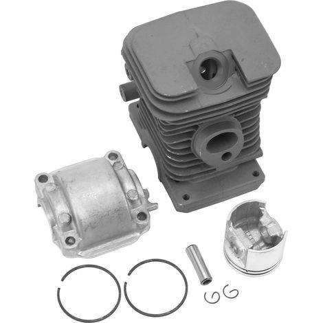 Kit cylindre et piston 37mm pour tronçonneuse Stihl MS170, référence 1130 020 1207, aluminium moulé sous pression, dissipation thermique rapide. (1/5)