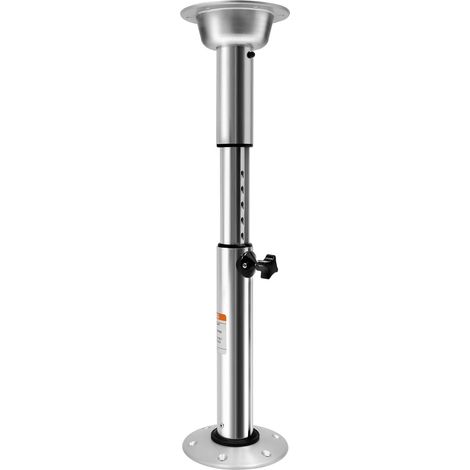 Pied de table réglable en hauteur - Pied de table - Support de table - Support de table - Charge maximale : 55,12 kg - Pédale amovible - Pour camping-car, espaces de travail, yacht et table de bar (1/5)