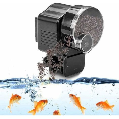 Alimentatore automatico compatto per pesci, strumento di alimentazione per pesci, alimentatore per acquario (1/5)