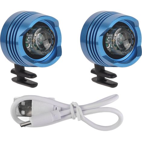 2 Pièces Chaussures Lumineuses LED pour Marche Course Camping Cadeau Original Bleu Nuit Fluorescent (1/5)