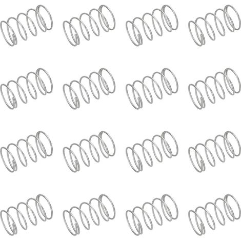50Pcs Compression Springs 0.8x13x20mm(Wire DiaxODxLength) (1/5)