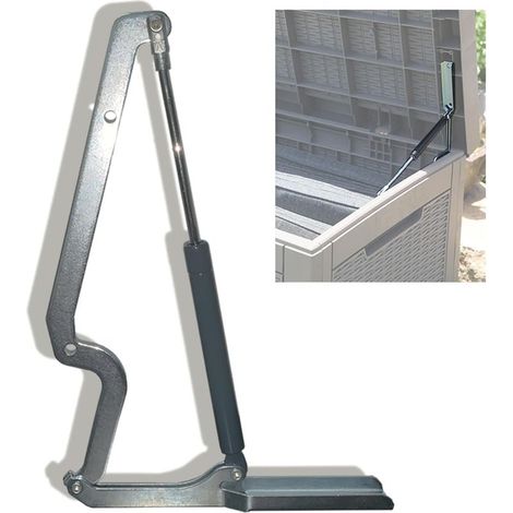 Charnières pour boîte de terrasse Keter, charnière pour grandes boîtes de terrasse Keter, pièce de rechange SOP, compatible avec la plupart des charnières de boîte de terrasse extérieures, pour