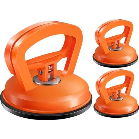 Ensemble de 3 ventouses pour réparation de bosses de voiture – 1 grande + 2 petites, puissant aspirateur anti-bosses pour carrosserie de voiture, verre et carrelage – Outil polyvalent de