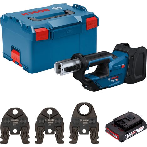 Bosch 06019M2003 GPT 18V-19 Utensile a pressione a batteria, L-BOXX 238, Kit U - senza batteria - senza caricabatterie + L-BOXX 238 (1/5)