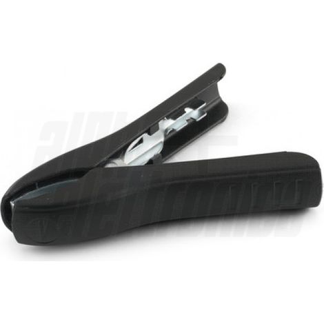 Pinza per batterie completamente isolata 50a nera