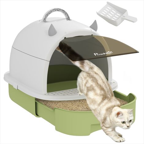 Bac à litière Grille de propreté en PP pour chat avec tiroir (1/5)