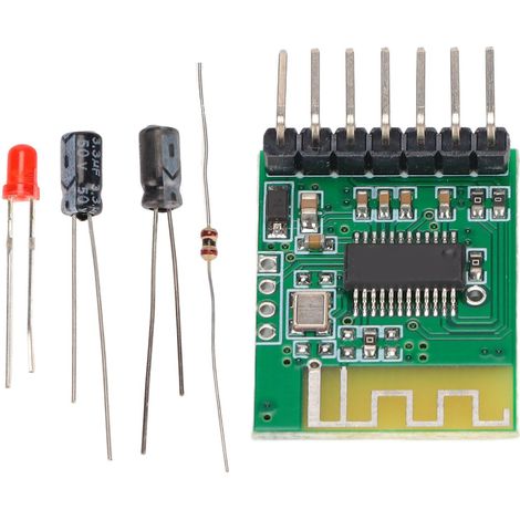 Module Récepteur Audio Stéréo sans Fil DIY avec Interface 7 Broches et Indicateur LED pour Projets Audio (1/5)